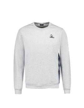 Sudadera Lecoq Heritage Crew Sweat Nº1 Gris para hombre