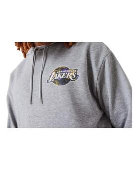 Sudadera New Era LA Lakers NBA Infill Gris