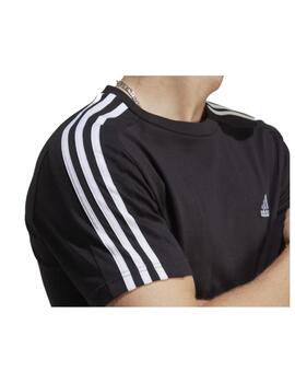 Camiseta Adidas M 3S SJ Negro/Blanco