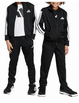 Chándal Adidas LK 3S TR Negro/Blanco