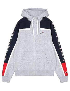 Chaqueta Champion M Hooded Gris/Marino