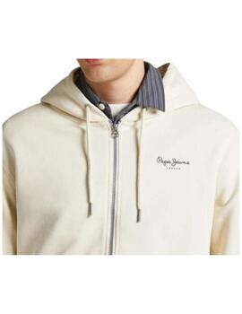 Chaqueta Pepe Jeans L Edward Zip Hombre Beige