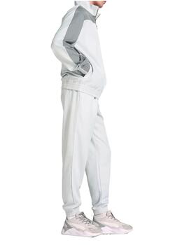 Chándal Puma M Woven Colorblock Gris