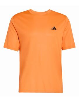 Camiseta Adidas M We Bas Naranja/Negro