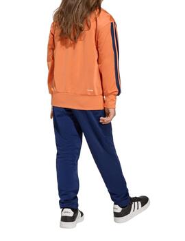 Chándal Adidas LK 3S TR 205 Naranja/Marino
