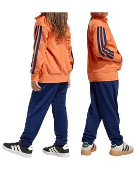 Chándal Adidas LK 3S TR 205 Naranja/Marino