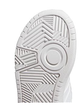 Zapatilla Adidas Hoops 3.0 K Blanco