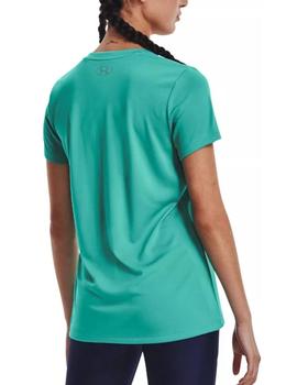 Camiseta UA Tech Ssv Mujer Verde