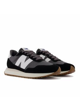 Zapatilla New Balance U 237GA Negro/Gris/Blanco