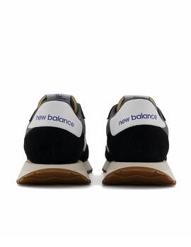 Zapatilla New Balance U 237GA Negro/Gris/Blanco