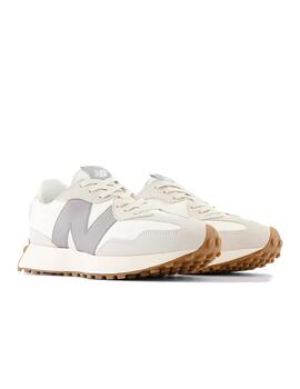 Zapatilla New Balance U 327LT Lea Crudo/Gris