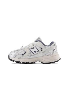 Zapatilla New Balance Inf 530KA Plata/Blanco