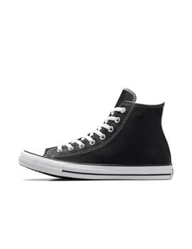 Zapatilla Converse All Star Alta Piel Negro/Blanco