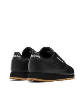 Zapatilla Reebok U Classic Leather Negro/Gum