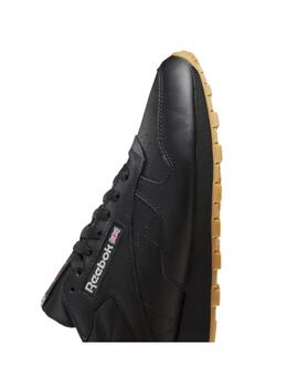 Zapatilla Reebok U Classic Leather Negro/Gum