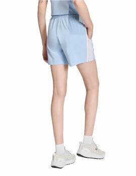 Short Adidas W 3S SJ Azul/Rosa