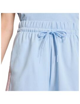 Short Adidas W 3S SJ Azul/Rosa