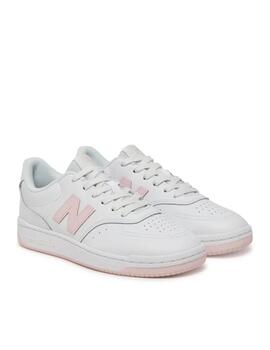 Zapatilla New Balance W 80PNK Blanco/Rosa