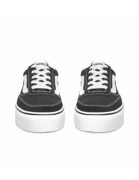 Zapatilla Vans WM Brooklyn Ls Platform Negro/Blanc