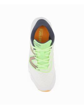 Zapatilla NB GS FuelCell Rebel v3 LL3 Blanco/Fluor