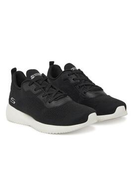 Zapatilla Skechers W Bobs Squad Touch Talk BLK