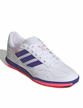 Bota Adidas M Super Sala III Blanco/Lila
