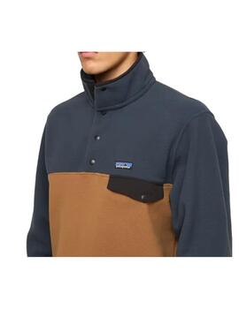 Polar Patagonia M LW Synch Snap Marino/Marrón