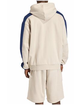 Sudadera Adidas M Collegiate Hoddie Beige/Marino