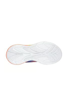 Zapatilla Skechers K Lights Flex Glow Ultra BLMT