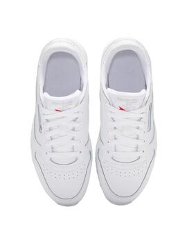 Zapatilla Reebok JR Classic Leather Blanco