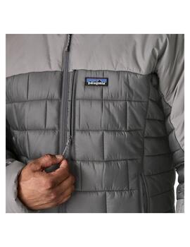 Cazadora Patagonia M Hi-Loft Nano Puff Hoody Gris