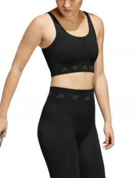 Top Adidas Aeroknit Bra Mujer Negro