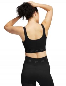 Top Adidas Aeroknit Bra Mujer Negro