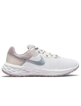 Zapatilla Running Nike W Revolution 6 NN Blanca para mujer