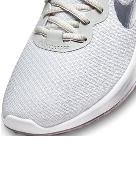 Zapatilla Running Nike W Revolution 6 NN Blanca para mujer
