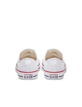 Zapatilla Converse All Star Baja Lona Blanco