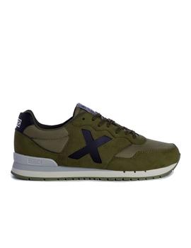 Zapatilla Munich Dash 140 Hombre Verde y Negro