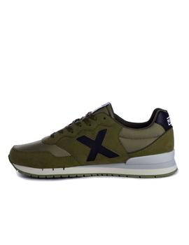 Zapatilla Munich Dash 140 Hombre Verde y Negro