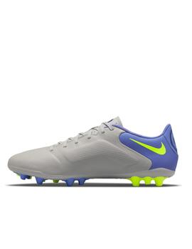 Bota Nike Legend 9 ACD AG Hombre Gris y Fluor