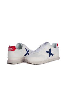 Zapatilla Munich Dash 136 Hombre Blanco y marino