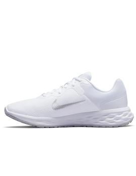 Zapatilla Nike W Revolution 6 NN Blanco/Plata