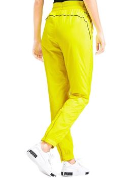 Pantalon Puma Chase Woven Mujer Amarillo