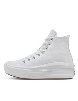 Zapatilla Converse W Move Alta Lona Blanco