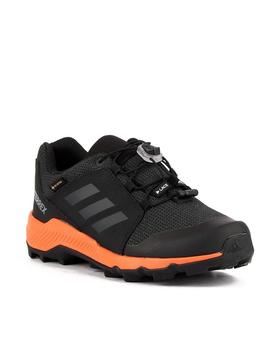 Zapatilla Adidas Terrex GTX K Negro Y Naranja