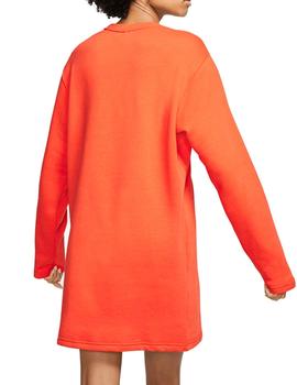 Vestido Nike Air Crew Mujer Naranja