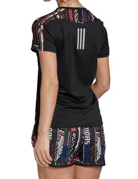 Camiseta Adidas THE Run Mujer Negra