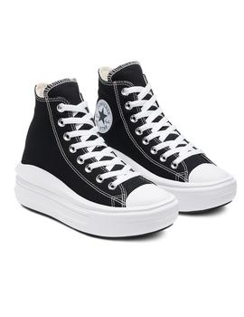 Zapatilla Converse W Move Alta Lona Negro