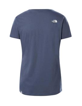 Camiseta Mujer The North Face Simple Dome Vintage Azul