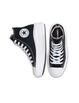 Zapatilla Converse W Move Alta Lona Negro