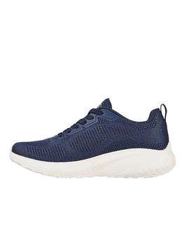 Zapatilla Skechers Bobs Squad Chaos Mujer NVY